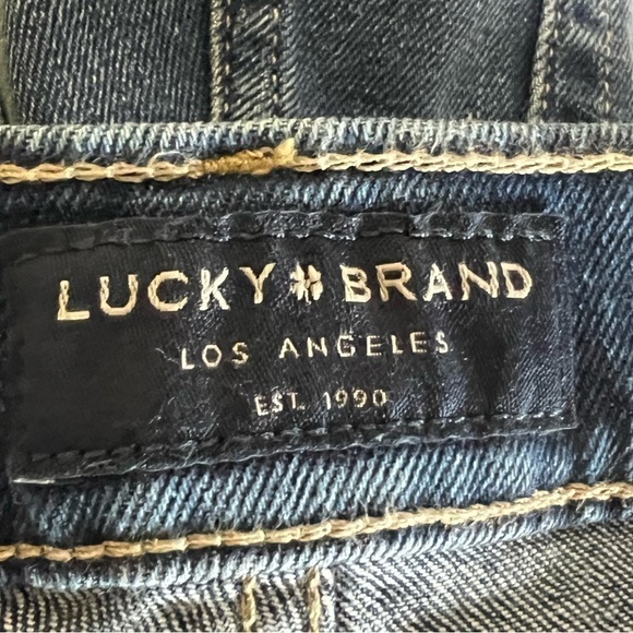 Lucky Brand Drew High Waist Distressed Denim Mom Ankle Jeans - Sz 8 / 29x28, NWT - Picture 7 of 14